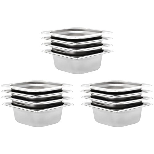 vidaXL Posude Gastronorm 12 kom GN 1/6 65 mm od nehrđajućeg čelika Cijene