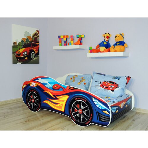 Made in Poland Dečiji krevet Racing Car – Red Blue 140x70cm Cene