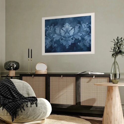  Plakat - Blue Ornament in Cool Shades 30x21 Bez okvira s margom Slike