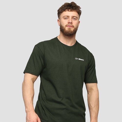 GymBeam Men‘s Basic T-Shirt Green XXL Slike