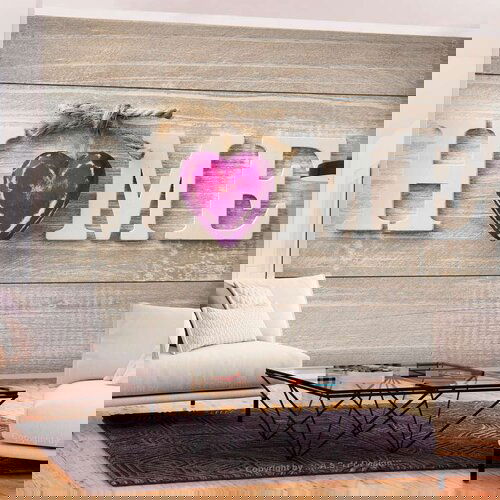  Samoljepljiva foto tapeta - Home Heart (Violet) 98x70 Cijene