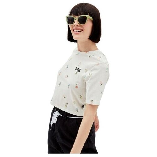 Vans Majice s kratkimi rokavi CAMISETA MUJER MICRO DISTY CROP VN0002M8FS8 Bela Slike