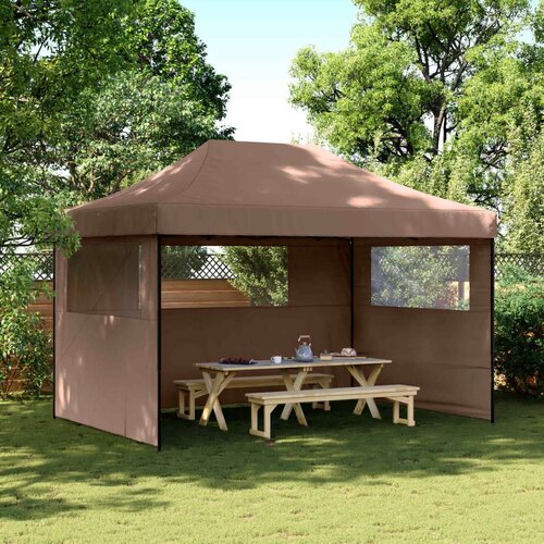 Šator za svadbe - &scaron;ator za zabave Smeđa 279 x 410 x 315 cm Oxford tkanina Cijene