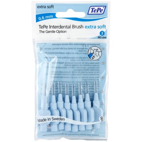 TEPE SWEDEN Extra Soft medzobne ščetke 8 ks 0,6 mm 8 kos Cene