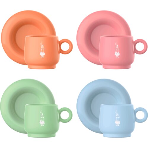 Bialetti Set 4 Tassen inkl. Untertassen mercato della frutta Cijene