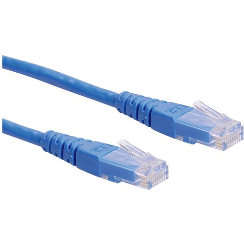 Roline 21.15.1554 RJ45 omrežni kabel\, patch kabel cat 6 u/utp 3.00 m modra 1 kos, (20420443) Cene