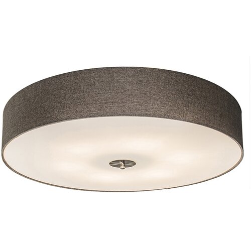 QAZQA Država stropna svetilka taupe 70 cm - boben juta Cene