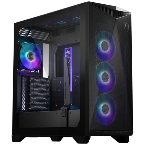 MSI MPG GUNGNIR 300R AIRFLOW računalno kući&amp;scaron;te Midi Tower Crno Slike