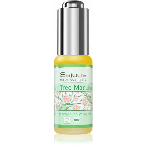 Saloos Bio Skin Oils Tea Tree & Manuka umirujuće ulje za regeneraciju za lice sklono aknama 20 ml