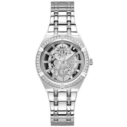 Guess Analogne ure gw0604l1 Srebrna Cene