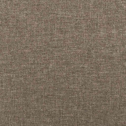  Krevet s oprugama i madracem smeđesivi 120 x 190 cm od tkanine Slike