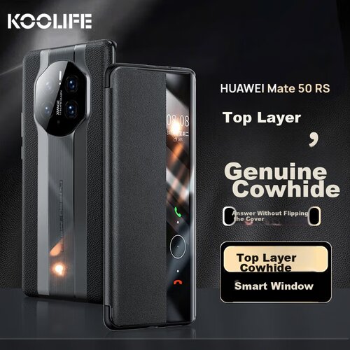  Koolife Maska za mobilni telefonHuawei Mate 50 RS Porsche Design, Crna Slike