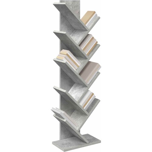  Polica za knjige u obliku drveta 6-nivoa 30 x 18 x 100 cm Slike