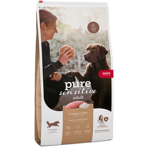 Meradog Pure Sensitive MERA pure sensitive Adult puran & riž - 12,5 kg Cene
