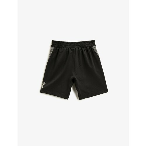 Koton Two-Tone Shorts with a Relaxed Cut Halterneck Slike