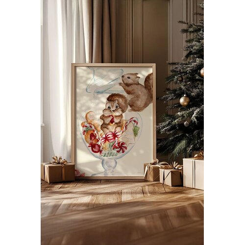 Wallity Uokvirena slika Nwyearsngmdl49, 33x48 cm Cene