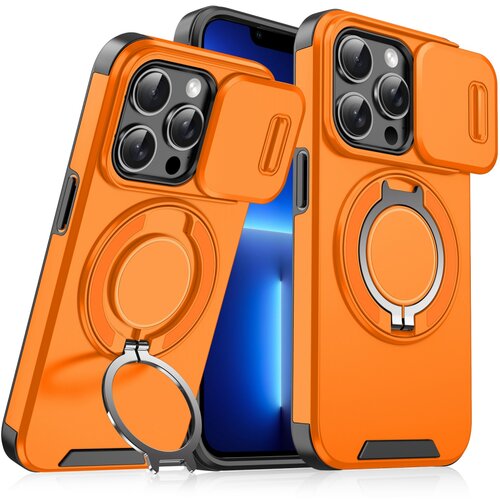 Torbica camshield ring stand za iphone 13 pro 6.1 narandzasta Slike
