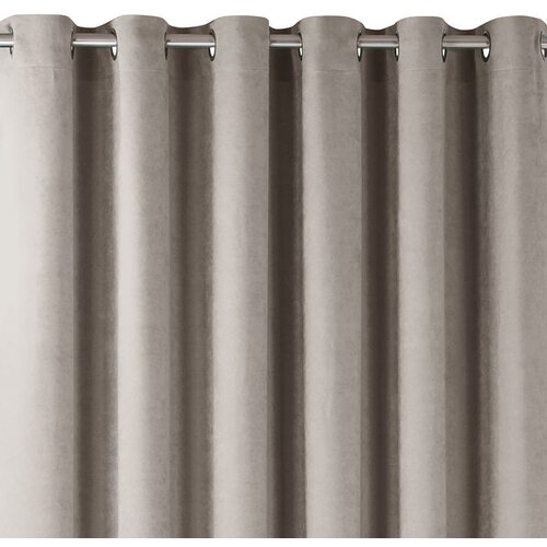  Curtain MILANA color cappuccino style classic silver silver metal eyelets chenille 140x300 HOMEDE Cijene