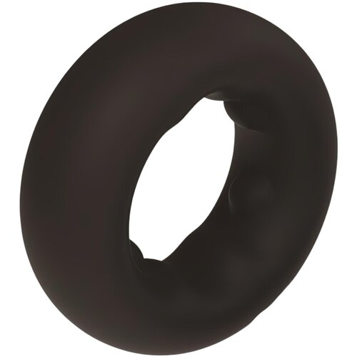 Pulselock Cocktura - točkasti silikonski prsten za penis (crni) - 27 mm Slike