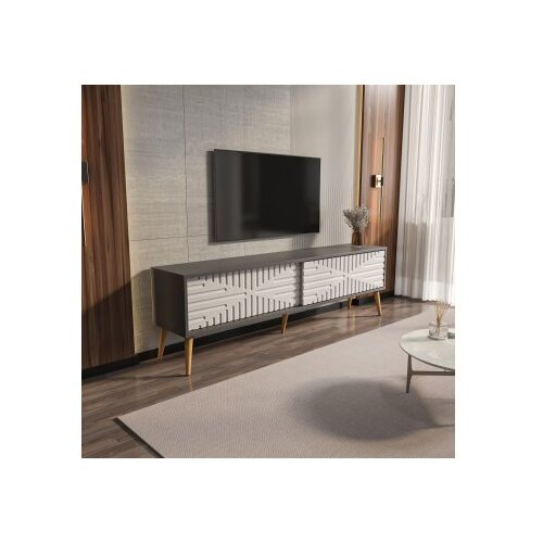 Hanah home TV komoda Riso, 180x54x35 cm, antracit Cene