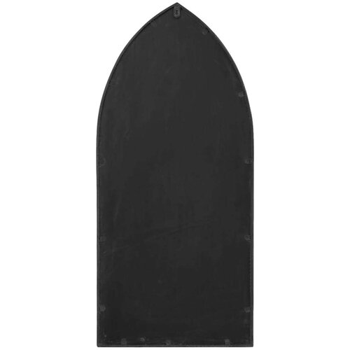  Ogledalo crno 100 x 45 cm željezno za unutarnju upotrebu Slike