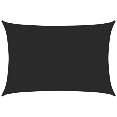  Jedro za za&amp;scaron;titu od sunca 160 g/m&amp;sup2; crno 3,5 x 4,5 m HDPE Slike