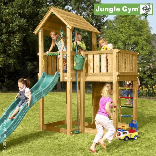 Jungle Gym B.V. Toranj za decu sa toboganom Mansion Cene