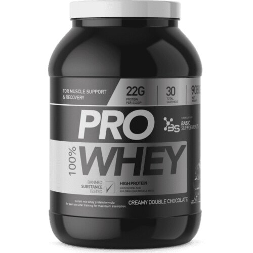 Basic Supplements Pro Whey, Ukus Kremasta dupla čokolada, 908g Cene
