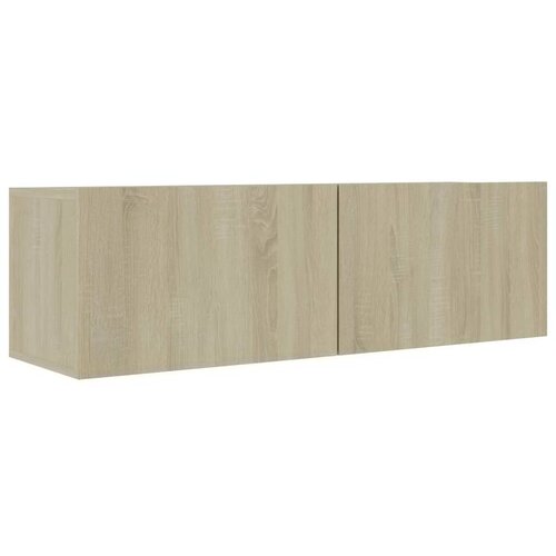 Maison Chic TV omarica - TV stojalo - Televizijska omarica sonoma hrast 100x30x30 cm inženirski les, (21701057) Slike