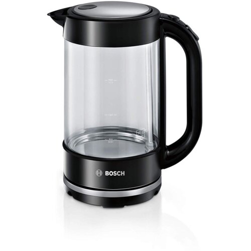 Bosch TWK70B03 električno kuhalo za vodo 1,7 L 2400 W Črno, Prozorno Cene