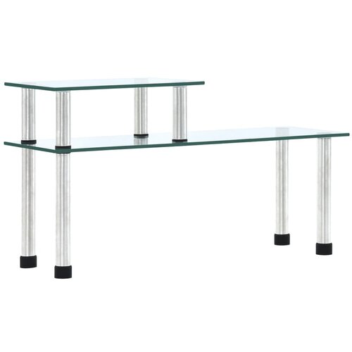 VidaXL Kuhinjska polica prozorna 45x16x26 cm kaljeno steklo Slike