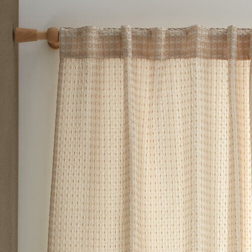 Pineapple Elephant Bež prosojna zavesa 140x229 cm Muscat Waffle – Cene