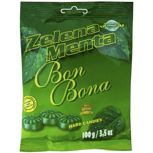 Nepoznato Bombone EVROPA zelena menta 100g Cene
