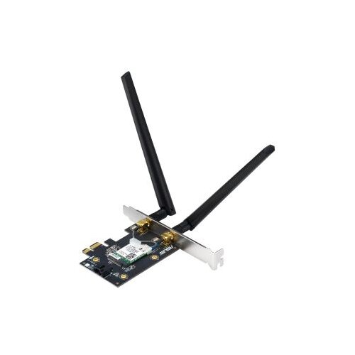 Asus Mrežna kartica PCE-BE6500 WiFi 7/PCI-E /6GHz band 4096-QAM/BT5.4 WPA3/2 antene Slike