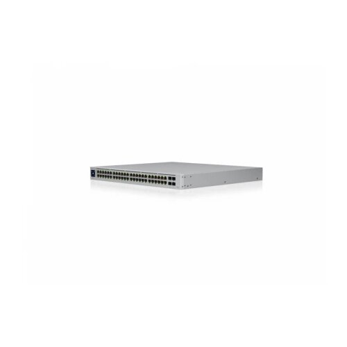 Ubiquiti 48-port, Layer 3 switch supporting 10G SFP+ connections with fanless cooling Cene