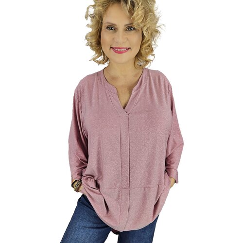 Pri Elegant oversize Brocade tunic shirt with longer back NEVADA Cijene