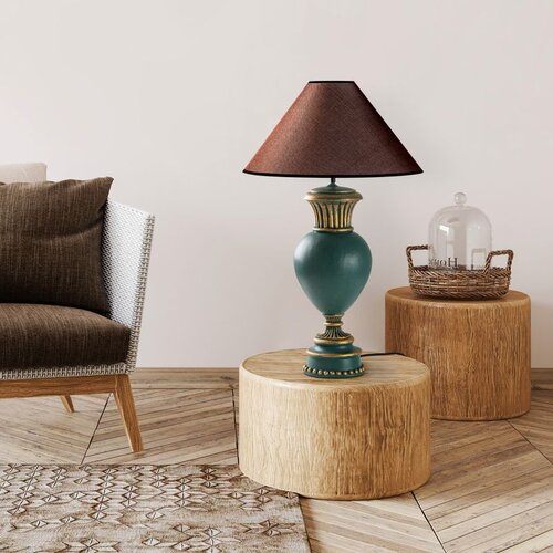 Opviq ELEGANZE-5323 greenbrown table lamp Cene