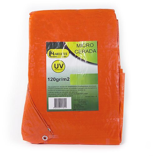 Microcer Cerada 4x5m ojačana UV 120gr Slike