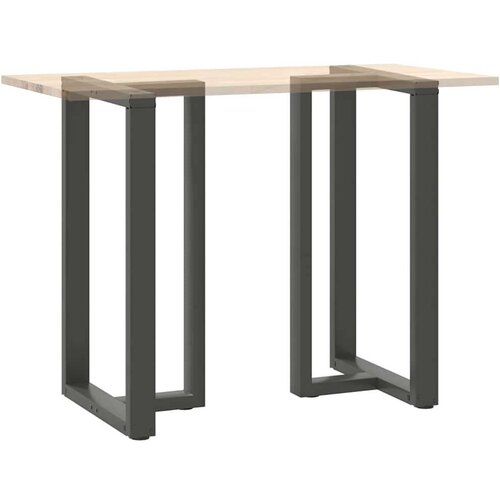 VidaXL Noge barski stol T-oblika 2kom antracit 60x35x(100-101)cm čelik Slike