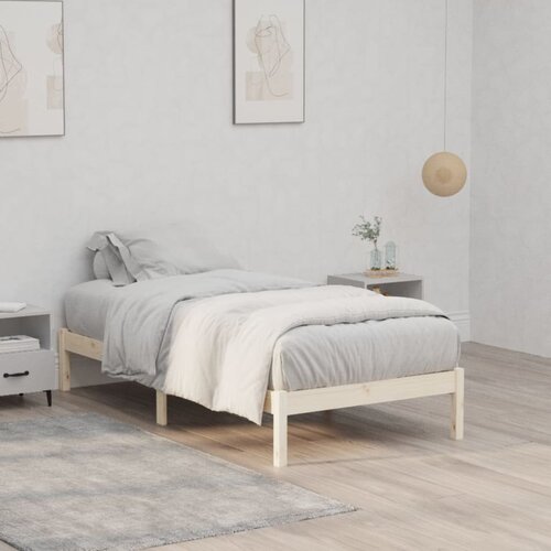 vidaXL Okvir kreveta bez madraca 100 x 190 cm masivna borovina bračni Cijene
