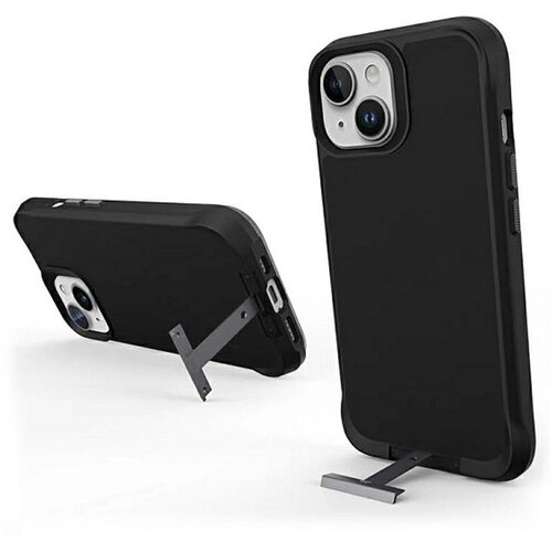 Max Mobile MM TPU IPHONE 16 - DROP-PROOF MAGSAFE KICKSTAND Black Cene