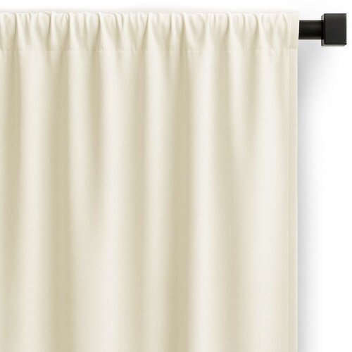 Restilo curtain CARLI color creamy plain style classic tape type of material - textiles oxford 200x270 Cijene