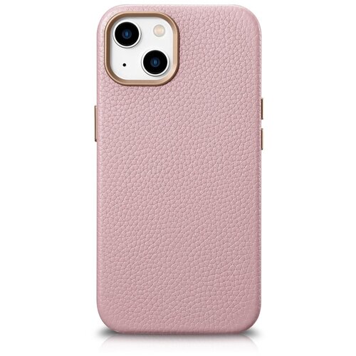 ICARER Magnetni usnjeni ovitek za iPhone 14 Plus z usnjeno torbico MagSafe Litchi Premium Leather Case roza, (21522073) Slike