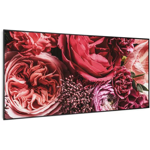 Klarstein Wonderwall Air Art Smart, infracrveni grijač, cvijet, 120 x 60 cm, 700 W