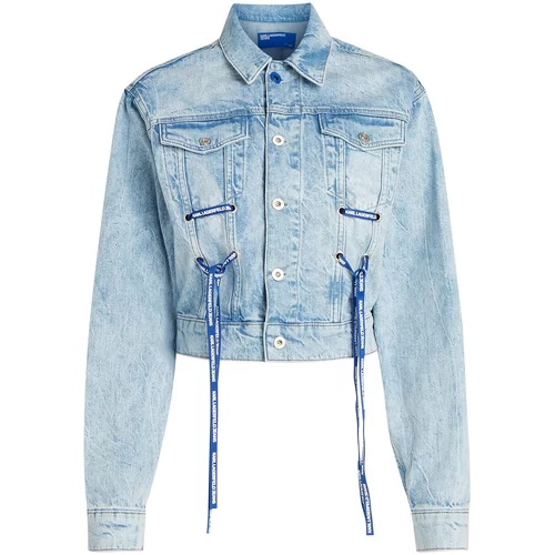 Karl Lagerfeld Prehodna jakna svetlo modra