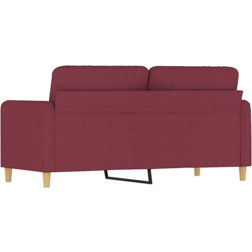  Dvosjed od tkanine crvena boja vina 140 cm Slike