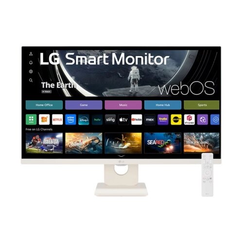 LG 27" IPS FHD 1920x1080@100Hz Smart Monitor with webOS, 16:9, 1300:1, 250cd/m&sup2;, 5ms, 178&ordm;/178&ordm;, HDR 10, 2 HDMI, 2 USB-A, 5Wx2, VESA 100x100mm, Tilt, White, 3yw Cene