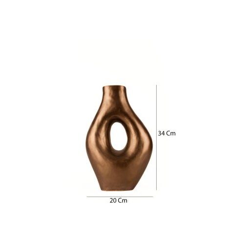 WALLXPERT decorative pot keramička braon saksija BK003 Slike