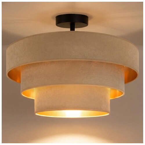 Brilagi plafonski luster luneta 1xE27/60W/230V prečnika 40 cm bež/zlatna Cene