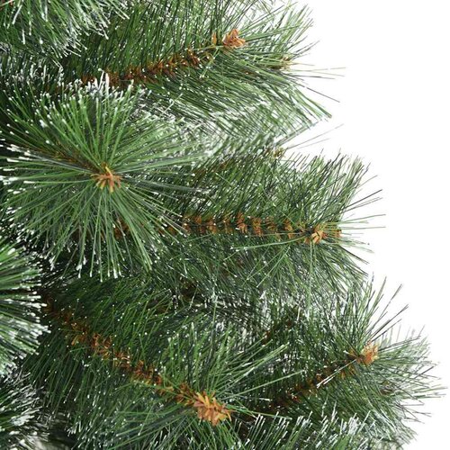 VidaXL Umjetno božićno drvce s stalakom Zelena 150 cm PE i PVC Slike